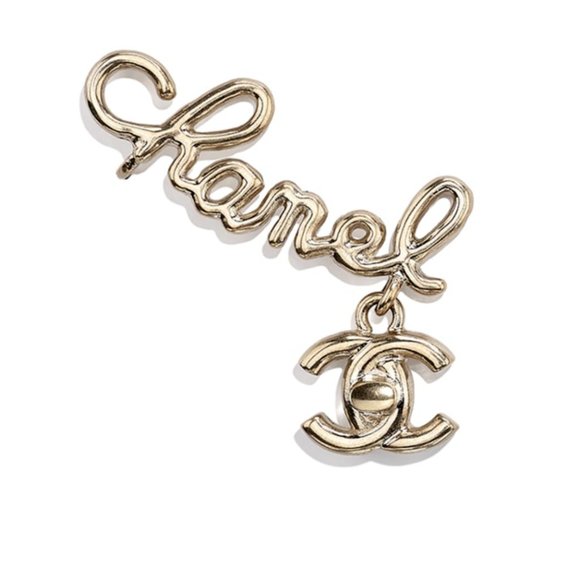 Chanel Logo Clip On Earrings - Picture 4 of 8